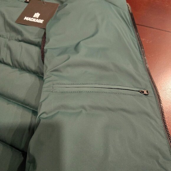 Mackage Down Filled Gilet - Green - Picture 13 of 16